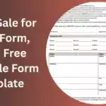 Bill of Sale for Gun